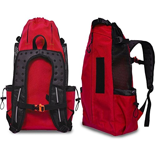 WLDOCA Hunderucksack für mittelgroße Hunde mit wasserdichtem Futter, für Motorradfahren, Wandern, Einkaufen, Reisen, Geeignet für Haustiere bis 15 kg,Red WLDOCA Hunderucksack für mittelgroße Hunde mit wasserdichtem Futter, für Motorradfahren, Wandern, Einkaufen, Reisen, Geeignet für Haustiere bis 15 kg,Red von WLDOCA