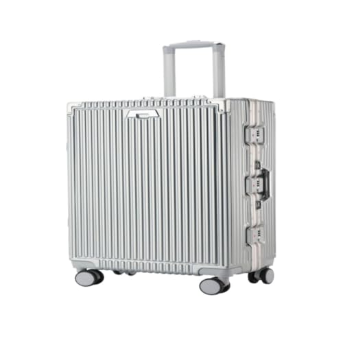 WLFKL Koffer 20-Zoll-Trolley-Koffer for Männer Und Frauen, 24-Zoll-Geschenk-Trolley-Koffer, Business-Boarding-Koffer Hartschalenkoffer(Gray,24in) von WLFKL