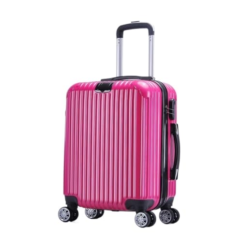 WLFKL Koffer Boardable, Freizeit- Und Multifunktionaler Business-Trolley, ABS Boardable Passwort-Reisekoffer Hartschalenkoffer(Red) von WLFKL