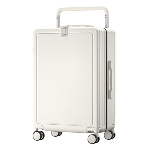 WLFKL Koffer Breiter Trolley-Koffer, Multifunktionaler Boarding-Koffer, Passwortbox, Koffer, Herren-Universal-Rollkoffer Hartschalenkoffer(Rosa) von WLFKL