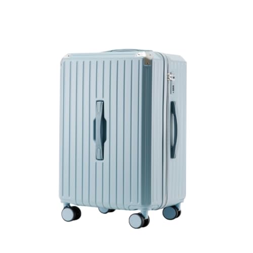 WLFKL Koffer Gepäck-Trolley-Koffer, Multifunktionaler Koffer for Damen Und Herren, Passwort-Koffer for Herren Und Damen Hartschalenkoffer(Blue) von WLFKL