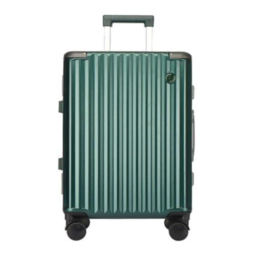 WLFKL Koffer Gepäckkoffer for Männer Und Frauen Mit Universalrädern, Trolley-Koffer, Boarding-Code-Koffer, Tasche Hartschalenkoffer(Green,20in) von WLFKL