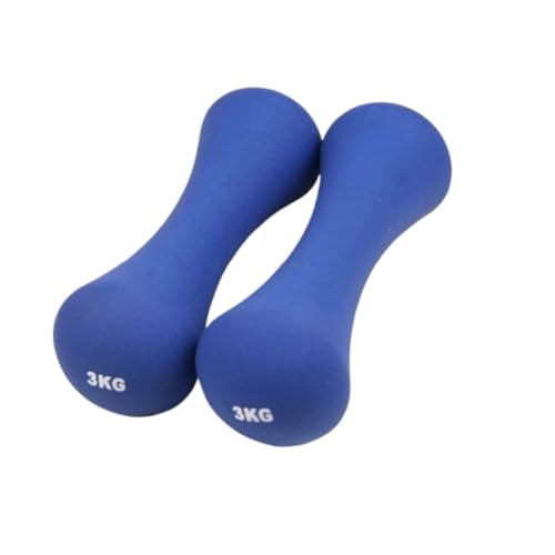 WLFKL dumm Heimfitnessgeräte Knochenhanteln for Frauen Sprungübungen Schlankheitsarme Yoga Fitnesshanteln Krafttrainer(Blue,4kg) von WLFKL