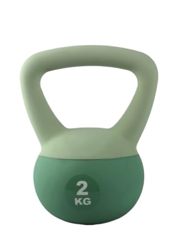 WLFKL dumm Huling Yoga Soft Bell Fitnessgeräte Haushaltshantel Herren Sportformung Squat Übung Hip Lifting Pot Krafttrainer(Green,8kg) von WLFKL