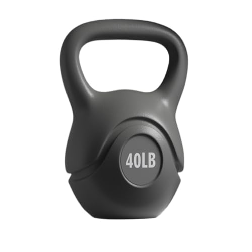 WLFKL dumm Umweltfreundliche Kettlebell Fitness Home Einstellbares Gewicht Hantel Kettlebell-Basis Unterstützt Das Heben des Wasserkochers Krafttrainer(Gris,4535G) von WLFKL