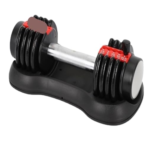 dumm Verstellbare Hanteln Mit Gewichtssperre, Welche Hanteln Sie for Heimfitness Kaufen Sollten, Hanteln Mit Sockel, rutschfeste Und Sturzsichere Hanteln Krafttrainer(13LBs) von WLFKL