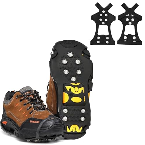 WLHFDC Spikes für Schuhe Winter,Schuhspikes,Anti Rutsch Schuhspikes 35-49Ersatzspikes Ice Grips,Spikes für Schuhe,Steigeisen Eisklampen für Schuhe und Stiefel für Walking,Angeln,Klettern WLHFDC Spikes für Schuhe Winter,Schuhspikes,Anti Rutsch Schuhspikes 35-49Ersatzspikes Ice Grips,Spikes für Schuhe,Steigeisen Eisklampen für Schuhe und Stiefel für Walking,Angeln,Klettern von WLHFDC