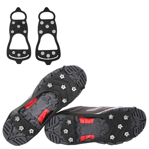 WLHFDC Spikes für Schuhe Winter,Schuhspikes,Anti Rutsch Schuhspikes 35-49Ersatzspikes Ice Grips,Spikes für Schuhe,Steigeisen Eisklampen für Schuhe und Stiefel für Walking,Angeln,Klettern WLHFDC Spikes für Schuhe Winter,Schuhspikes,Anti Rutsch Schuhspikes 35-49Ersatzspikes Ice Grips,Spikes für Schuhe,Steigeisen Eisklampen für Schuhe und Stiefel für Walking,Angeln,Klettern von WLHFDC