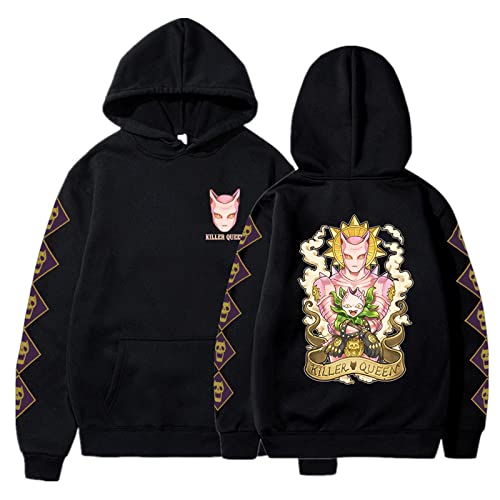 WLIN Anime Jojos Bizarre Adventure Hoodie Killer Queen Sweatshirts Cozy Tops Sweatsuit Sudadera Felpa Moletom WLIN Anime Jojos Bizarre Adventure Hoodie Killer Queen Sweatshirts Cozy Tops Sweatsuit Sudadera Felpa Moletom von WLIN
