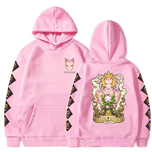 WLIN Anime Jojos Bizarre Adventure Hoodie Killer Queen Sweatshirts Cozy Tops Sweatsuit Sudadera Felpa Moletom WLIN Anime Jojos Bizarre Adventure Hoodie Killer Queen Sweatshirts Cozy Tops Sweatsuit Sudadera Felpa Moletom von WLIN