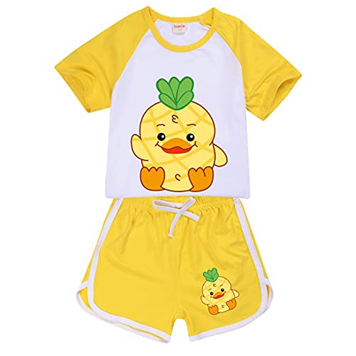 WLIN Georgie Summer Moriah Elizabeth Kleinkind T-Shirt Shorts Lässiger Sportanzug Kinderkleidung Baby Jungen Mädchen Tops Set Für Kinder von WLIN