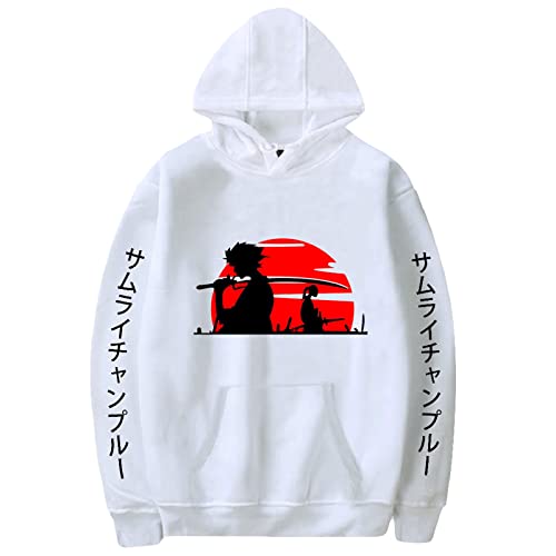 WLIN Manga Samurai Champloo Hoodie Langarm Pullover Frauen Männer Trainingsanzug Harajuku Streetwear Japanische Anime Kleidung Plus Größe von WLIN