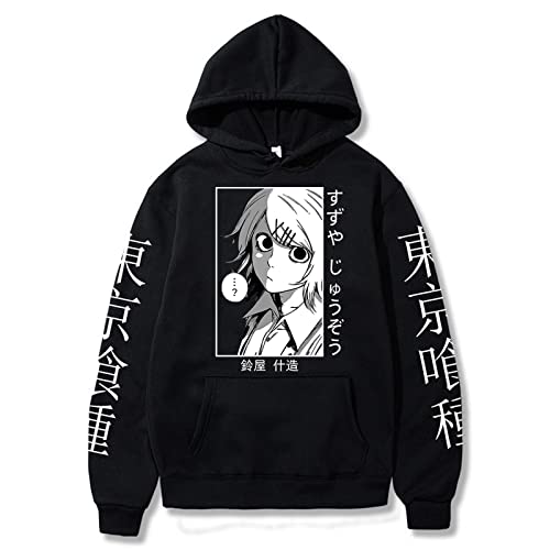 WLIN Mode Anime Tokyo Ghoul Juuzou Suzuya Langarm Lässiges Kapuzen-Sweatshirt Harajuku Cartoon Winter Übergroße Männer Frauen Hoodies WLIN Mode Anime Tokyo Ghoul Juuzou Suzuya Langarm Lässiges Kapuzen-Sweatshirt Harajuku Cartoon Winter Übergroße Männer Frauen Hoodies von WLIN