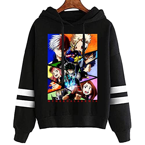 WLIN My Hero Academia Mha Merch Hoodies Boku No Hero Academia Sweatshirts Gemütliche Tops Pullover von WLIN