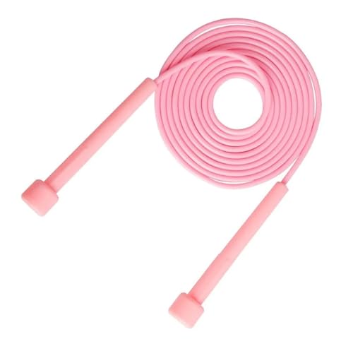 3-teiliges leichtes Springseil for Fitness und Training, Gewichtsverlust, Sport, tragbares Fitnessgerät, Fitnessstudio, verstellbares Springseil Single Rope Skipping(3PCS Pink) von WLTYSM