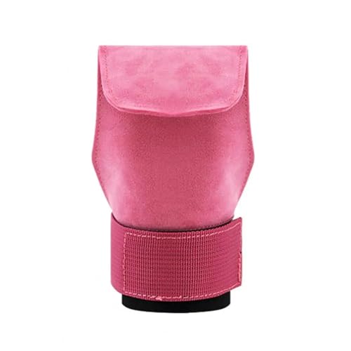 WLTYSM Cushion Grip Handflächengriffpolster, leichte Gewichtheberhandschuhe, wasserdichter Handschutz, nützliche Reck-Push-up-Handschuhe (Color : Rose Red) von WLTYSM