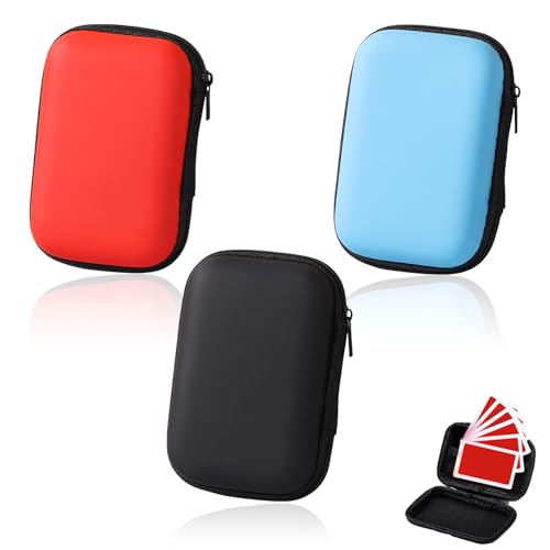 3 Stück Spielkarten Box Etui,Kartenbox Spielkarten,Uno Tasche,Karten Aufbewahrungsbox,Bluetooth Kopfhörer Tasche,Uno Flip,Uno Junior,Uno Kartenspiel,Festplattentasche,Spielkartenbox (Rot Blau Schwarz) 3 Stück Spielkarten Box Etui,Kartenbox Spielkarten,Uno Tasche,Karten Aufbewahrungsbox,Bluetooth Kopfhörer Tasche,Uno Flip,Uno Junior,Uno Kartenspiel,Festplattentasche,Spielkartenbox (Rot Blau Schwarz) von WLVinson