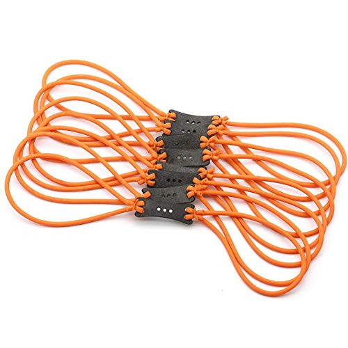 WLXW 8 Stück Steinschleuder Ersatzgummi Steinschleuder 2 Streifen High Tec Gummi Sport Schleuder Gummi Für Unterhaltung, Angeln, Baumpflegewettkampf und Jagd,Orange,3060 WLXW 8 Stück Steinschleuder Ersatzgummi Steinschleuder 2 Streifen High Tec Gummi Sport Schleuder Gummi Für Unterhaltung, Angeln, Baumpflegewettkampf und Jagd,Orange,3060 von WLXW