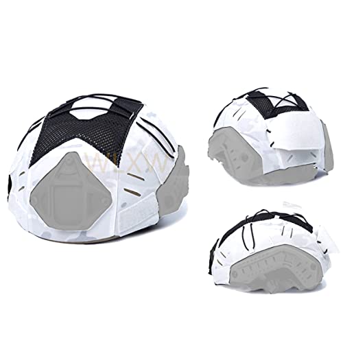 WLXW Fast Helmüberzug Outdoor Sports Military Ballistic High Cut Taktischer Schutzhelmüberzug Stoff,Weiß WLXW Fast Helmüberzug Outdoor Sports Military Ballistic High Cut Taktischer Schutzhelmüberzug Stoff,Weiß von WLXW