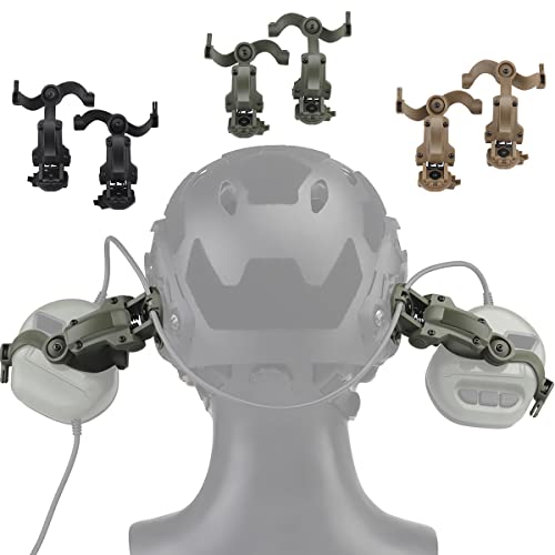 WLXW Taktischer Helm Ops Core ARC & Team Wendym-LOK Schienenadapter, Aufhängung Kopfhörerhalterung Zubehör Headset Ohrenschützer Unterstützung Für Pickup Earmor Ptt Helm Aux Protection,Grün WLXW Taktischer Helm Ops Core ARC & Team Wendym-LOK Schienenadapter, Aufhängung Kopfhörerhalterung Zubehör Headset Ohrenschützer Unterstützung Für Pickup Earmor Ptt Helm Aux Protection,Grün von WLXW