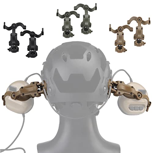 WLXW Taktischer Helm Ops Core ARC & Team Wendym-LOK Schienenadapter, Aufhängung Kopfhörerhalterung Zubehör Headset Ohrenschützer Unterstützung Für Pickup Earmor Ptt Helm Aux Protection,Tan WLXW Taktischer Helm Ops Core ARC & Team Wendym-LOK Schienenadapter, Aufhängung Kopfhörerhalterung Zubehör Headset Ohrenschützer Unterstützung Für Pickup Earmor Ptt Helm Aux Protection,Tan von WLXW