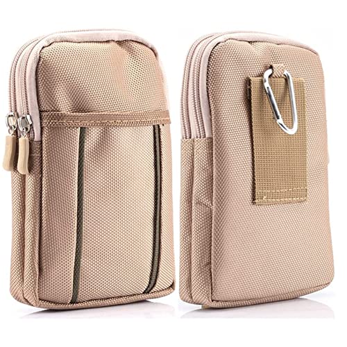 Handy Gürteltasche Herren mit Clip, Handy Gürtel Holster, Klein Taille Handytasche Halterung Universal Vertical Telefon Gürtelclip Bauchtasche Schutztasche mit Kartenhalterung Karabiner Gürtelschlaufe Handy Gürteltasche Herren mit Clip, Handy Gürtel Holster, Klein Taille Handytasche Halterung Universal Vertical Telefon Gürtelclip Bauchtasche Schutztasche mit Kartenhalterung Karabiner Gürtelschlaufe von WNHTFAC