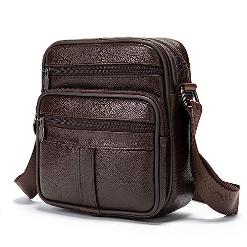 Handy Umhängetaschen für Herren Klein, Handy Schultertasche Herren Leder, Handytasche mit Portemonnaie zum Umhängen Herren Holster Herrentasche Sling Handtasche Messenger Tasche Crossbody Brieftasche Handy Umhängetaschen für Herren Klein, Handy Schultertasche Herren Leder, Handytasche mit Portemonnaie zum Umhängen Herren Holster Herrentasche Sling Handtasche Messenger Tasche Crossbody Brieftasche von WNHTFAC
