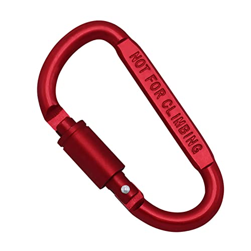 WNXGNHO Aluminiumlegierung D Form Schnalle Klettern Karabiner Clip Twistlock Karabiner Haken Für Camping Wandern Angeln von WNXGNHO