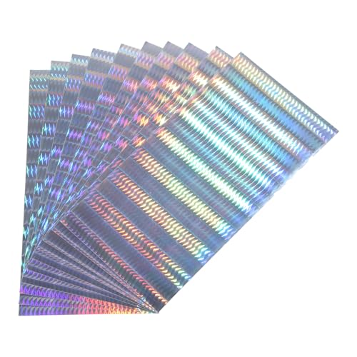 WNXGNHO 10Pcs Reflektierende Fische Skala Aufkleber Holographics Klebe Film Locken Band Harte Köder Locken Aufkleber Für Locken von WNXGNHO