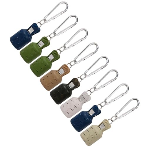 WNXGNHO 8Pcs Tintenfisch Jigs Köder Protector Tragbare Tintenfisch Jigs Haken Abdeckungen Mit Karabiner Für Angeln Lockt Köder Haken Tackle von WNXGNHO