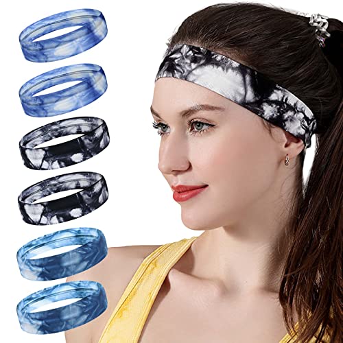 Männer Sport Stirnband, No-Slip Stirnband, Frauen Yoga Stirnband, Radfahren, Joggen, Fitness, Feuchtigkeitsaufnahme und Schweiß ableitendes Stirnband Männer Sport Stirnband, No-Slip Stirnband, Frauen Yoga Stirnband, Radfahren, Joggen, Fitness, Feuchtigkeitsaufnahme und Schweiß ableitendes Stirnband von WNXXCD