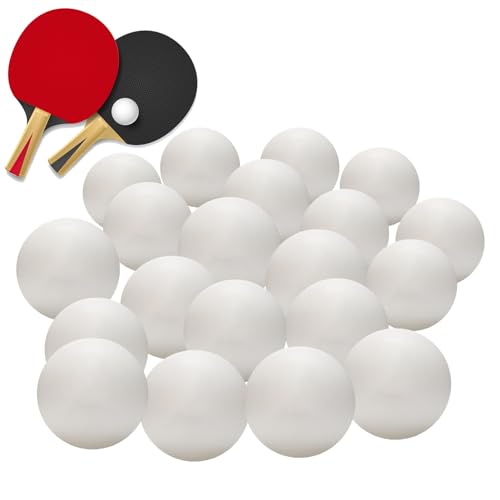 WOBBLO Kleine Tischtennisbälle - 100 Stück langlebige Pongbälle | Spielbälle für Pong-Spiele, Spaß als Katzenspielzeug, Kunst und Handwerk, Partydekoration für Tischtennis im Innen- und Außenbereich von WOBBLO