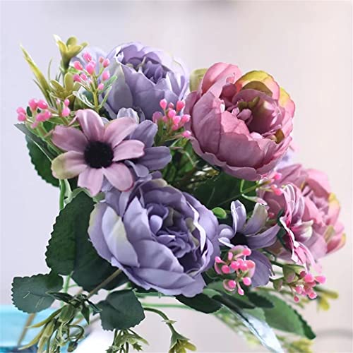 WODAMOYUAN 30cm Pfingstrose Blumen Seide Künstliche Bouquet Kleine Gefälschte Daisy Blumen Hochzeit Home Decor von WODAMOYUAN