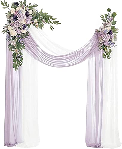 WODAMOYUAN Blumen für Hochzeitsbögen (4 Stück), romantischer künstlicher Blumenschmuck als Dekoration für Hochzeiten, Partys, Zeremonien, Empfänge, Hintergrunddekoration von WODAMOYUAN