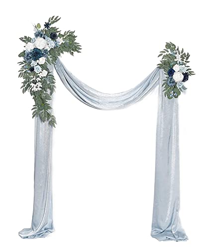 WODAMOYUAN Künstliches Blumenset für Hochzeitsbögen (3er-Pack), Blumenarrangement aus Kunstgrün für die Hintergrunddekoration von Hochzeitsfeiern und Zeremonien von WODAMOYUAN