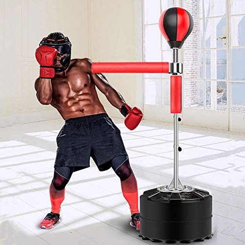 WOLEGM Punchingball, Punchingball Set, Boxtraining, Höhenverstellbarer 120-190cm, Standboxsack Boxen Set für den Einsatz im Fitnessstudio und zu Hause WOLEGM Punchingball, Punchingball Set, Boxtraining, Höhenverstellbarer 120-190cm, Standboxsack Boxen Set für den Einsatz im Fitnessstudio und zu Hause von WOLEGM