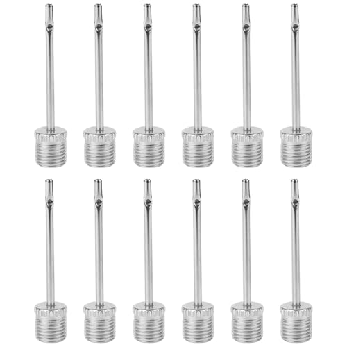 WOLMIK Ball Pumpe Nadel, 12 Pcs Luftpumpennadel, Doppelloch Aufblasbare Nadel, Ballpumpen-Aufblasnadeln, für Basketball, Volleyball, Rugby, Fußball, Sportbällen WOLMIK Ball Pumpe Nadel, 12 Pcs Luftpumpennadel, Doppelloch Aufblasbare Nadel, Ballpumpen-Aufblasnadeln, für Basketball, Volleyball, Rugby, Fußball, Sportbällen von WOLMIK