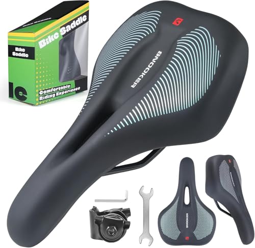 Der Fahrradsattel besteht aus Memory-Schaum-Material, das EIN angenehmes Fahren ermöglicht, und ist ergonomisch für Männer und Frauen konzipiert Der Fahrradsattel besteht aus Memory-Schaum-Material, das EIN angenehmes Fahren ermöglicht, und ist ergonomisch für Männer und Frauen konzipiert von WONZHEC