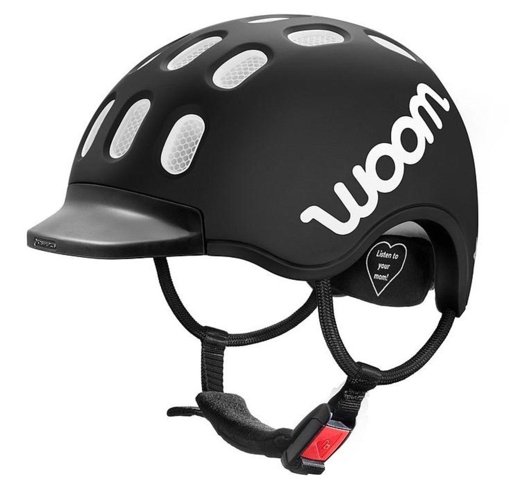 WOOM Kinderfahrradhelm WOOM™ Kids Größe M (53-56 cm), black, ab ca. 7 Jahre von WOOM