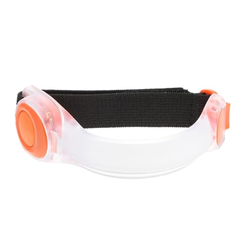 WOONEKY 1stk Reflektierendes Armband Fluoreszierendes Signallicht Nachtlaufarmband Knöchelbänder Zum Laufen Sport Blinkende Armband Glühen Leuchtendes Armband Signallampe Led-Armband PVC von WOONEKY