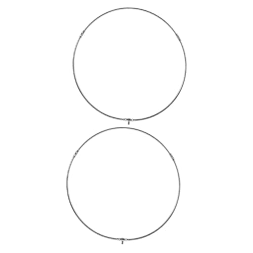 WOONEKY 2st Fischernetzkreis Dip-Kreis Zum Angeln Angelringe Aus Metall Lieferungen Von Fischernetzen Fischernetz Kreis Zubehör Für Kescher Zum Angeln Tauchnetzringe Rostfreier Stahl von WOONEKY