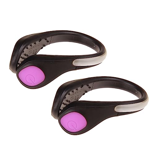 WOONEKY 2 STÜCKE Schuh Clip Lichter Nacht Laufausrüstung Rosa Lauflichter für Läufer Biker WOONEKY 2 STÜCKE Schuh Clip Lichter Nacht Laufausrüstung Rosa Lauflichter für Läufer Biker von WOONEKY