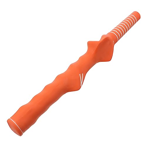 WOONEKY 3 STK Aufkleber fürs Fahrrad Schwimmgürtel Swing-Trainer-Hilfe Golfschlägergriffe Swing-Grip-Trainer Wrist Support griffkrafttrainer Clubzubehör Outdoor-Clubgriff Gummi Orange von WOONEKY