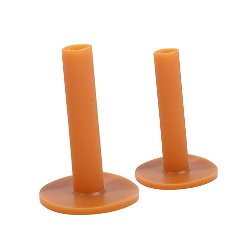 WOONEKY 4 Stück Trainingszubehör Für Golfer Abschläge 2 3/4 Ballträger Kugelregale Racks Ball T-stück Outdoor-hilfsmittel Orange von WOONEKY