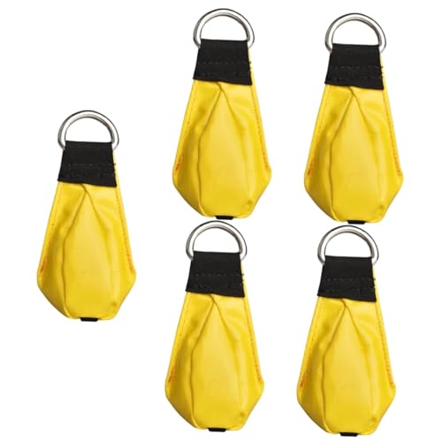 WOONEKY 5st Kletter-wurftasche Outdoor-wurfseiltasche Wurfgewicht Im Freien Verschleißfeste Wurftasche Kompakte Kletterausrüstung Seilsack Werfen Outdoor-wurftasche Rostfreier Stahl von WOONEKY