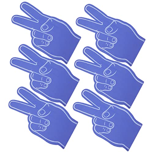 WOONEKY 6 Stück Schaumstoff Finger Cheer Requisiten Schaumstoff Handschaum Fingerhandschuh Cheerleading Geschenk Für Mädchen Schaumstoff Finger Spielzeug Cheerleader Requisite Für von WOONEKY