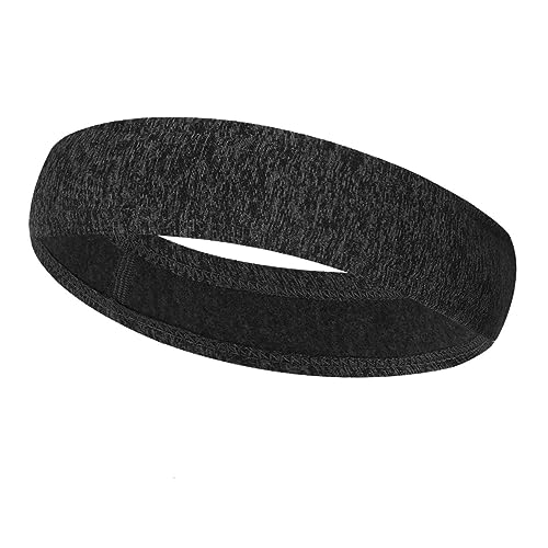 WOONEKY Damen-Fitness-Stirnband Laufstirnband für Damen Haarbänder für Mädchen Herren-Turban Fitness-zubehã¶r Fitness zubehör Fitness-Stirnband für Männer einfaches Fitness-Stirnband Black von WOONEKY