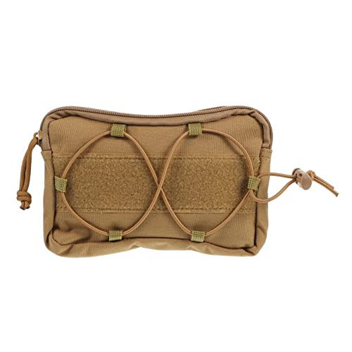 WOONEKY Gürteltasche Wandern Bauchtasche Hüfttasche für unterwegs Reise-Handytasche Aufbewahrungstasche nylontasche Werkzeug Tasche Outdoor-Hüfttasche sportliche Hüfttasche Segeltuch Khaki von WOONEKY