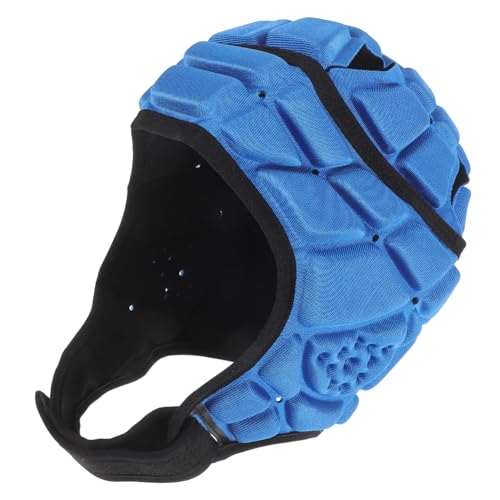 WOONEKY Kinder Schutzhelm Ski Und Skateboard Fahren Atmungsaktiver Football Helm Verstellbarer Schutz Sportler Schutzhelm Baseball Helm Helme Blauer Schwamm von WOONEKY