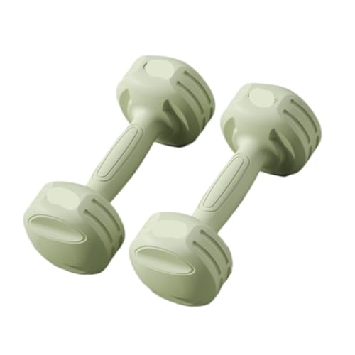 Hantelset Mit Gewichten Hantel Fitness Heimgeräte Yoga Frauen Kettlebell Arm Muskeltraining Gummi Herren Kleine Hantel Hantelset(Green,3kg) von WOSHIXIAOKEAI